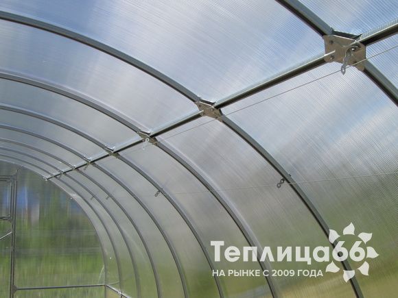 Теплица Рада 3М из поликарбоната, ширина 3 м